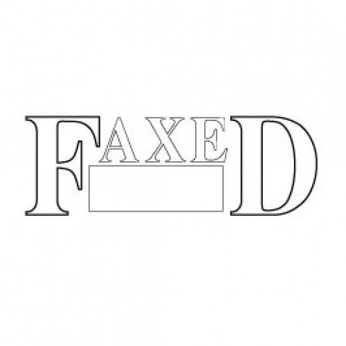 Stock Stamp S-19 Faxed (Date Box) ↓